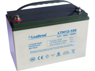 Leaftron LTH12-100 Lithium (12V/100Ah) záložní, bezúdržbový, lithiový, akumulátor