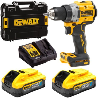 DEWALT DCD800H2T Aku vrtačka 18V; 2x 5,0 Ah Li-Ion; Powerstack