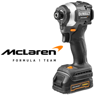 DEWALT DCF85ME2GT Aku rázový utahovák 18 V; 2x 1,7Ah; 206Nm; 1/4" HEX (McLaren)