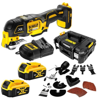 DEWALT DCS356P2T Aku oscilační multibruska 18V, 2x 5,0Ah + příslušenství