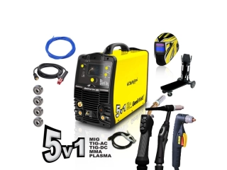 KOWAX® GeniWeld®5v1 200 Svařovací invertor MIG/PLASMA/ACTIG/DCTIG/MMA SET 1