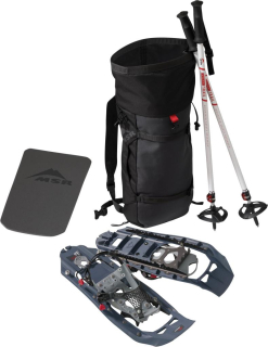 MSR EVO TRAIL SNOWSHOE KIT - sněžnice Evo Trail Midnight + trekové hole DynaLock Trail v obalu