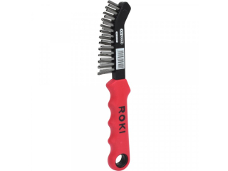 Kartáč na brzdové čelisti, drátěný, ocelový, špičatý, 2 řady - KS TOOLS 201.2321