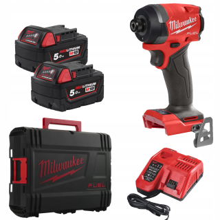 MILWAUKEE M18 FID3-502X Aku rázový utahovák 18 V; 2x 5,0Ah; 226Nm; 1/4" Hex
