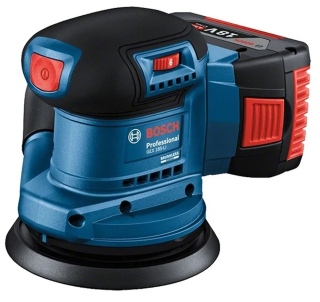 BOSCH GEX 185 Li Aku excentrická bruska 18V; 1x 4,0Ah; 125mm - 06013A5021