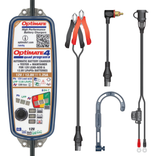TECMATE OPTIMATE 4 QUAD PREMIUM 12V/1,25A Nabíječka konektor CANBUS - TM630-PR