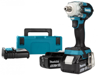 MAKITA DTW301RTJ Aku rázový utahovák 18V; 2x 5,0Ah; 1/2"; 330Nm