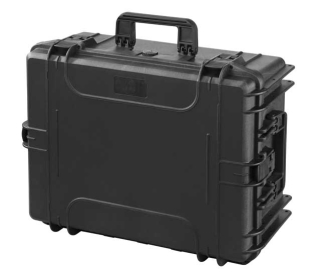 Magg MAX540H245S MAX Plastový kufr, 594x473xH 270mm, IP 67, barva černá