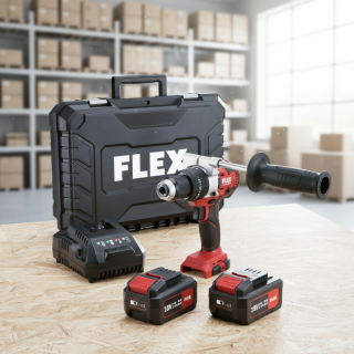 FLEX PD 2G 18.0-EC FS 55 Aku příklepová vrtačka 18V; 2x 5,0Ah