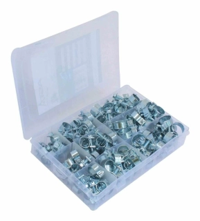 Hadicové spony mini, průměr 8 - 18 mm, sada 135 ks - ASTA A-TC018