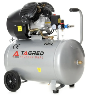 TAGRED TA361 Kompresor olejový, 100 l, 230 V, 3 HP, 9 bar, s odlučovačem