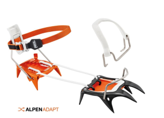 PETZL IRVIS HYBRID LLU 10 hroté mačky, leverlock universel pro skialpinismus