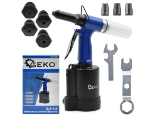 GEKO G01349 Pneumatická nýtovačka, nýtovací pistole 2,4-4,8 mm