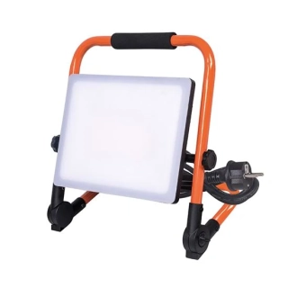 SOLIGHT WM-100W-FEQ LED reflektor se sklopným stojanem, 100W, 9000lm, 4000K, kabel se zástrčkou, IP65