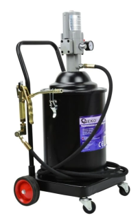 GEKO G01137 Maznice pneumatická, pojízdná, objem 16 l, tlak 30-40 MPa, hadice 4m