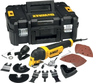 DEWALT DCS353D2 SET Aku oscilační multibruska 12V, 2x 2,0Ah, T-stak