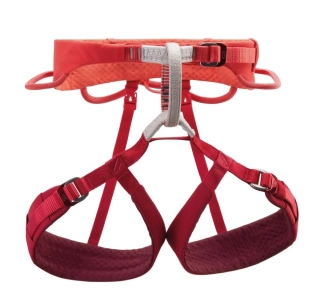 PETZL LUNA XS CORAL RED dámský sedací úvazek červený