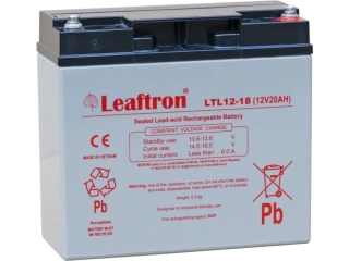 Leaftron LTL12-18 (12V/18Ah) záložní, bezúdržbový, akumulátor