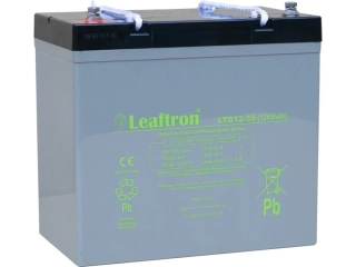 Leaftron LTG12-55 gelový záložní, bezúdržbový, akumulátor 12V/55Ah