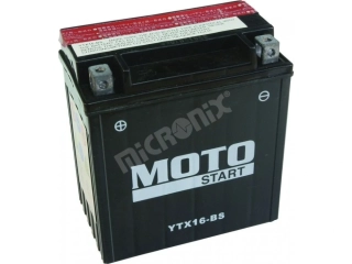 Motostart MS-YTX16-BS motobaterie 12V, 14Ah, 230A