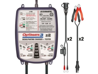 TECMATE OPTIMATE 3 x 2 Dual Bank TM450 nabíječka autobaterií 12V/0,8A