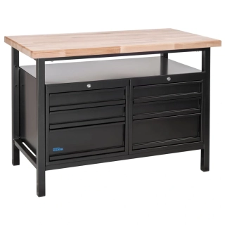 GÜDE P 1200 SS Black Line dílenský stůl 120x65cm - 40839
