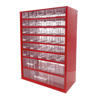 TOKOZ Zásuvkový organizér 09 / 30S, 2M, 1L - RAL 3002 - Červená
