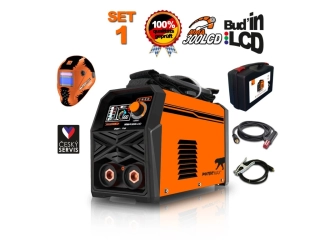 PANTERMAX MMA300LCD SET1 invertorová svářečka MMA/TIG + SAMOSTMÍVACÍ KUKLA