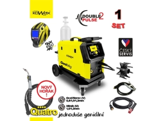 KOWAX GeniMig 270DP SET 1Q Svařovací invertor MIG/MAG/MMA/LiftTIG + KUKLA + VENTIL