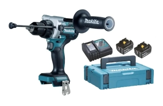 MAKITA DHP492RTJ Aku příklepový vrtací šroubovák 18V; 2x 5,0 Ah