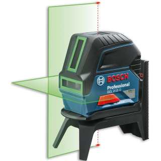 Bosch GCL 2-15G + RM1 Professional zelený bodový a čárový laser - 0601066J00