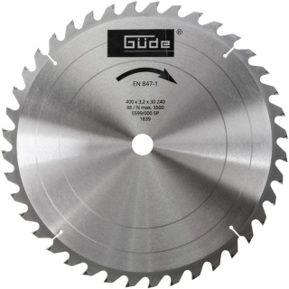 Güde Pilový kotouč SK 400x30 mm, 40 z - 01839