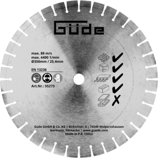 GÜDE 55273 DIAMANTOVÝ ŘEZNÝ KOTOUČ SEGMENTOVANÝ Ø 350mm/25,4mm