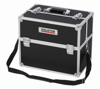 KREATOR KRT640301B Hliníkový kufr 360x230x300mm černý