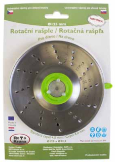 Magg ROTO12540 Rotační rašple 125x22,2mm - 4,0mm - čepel