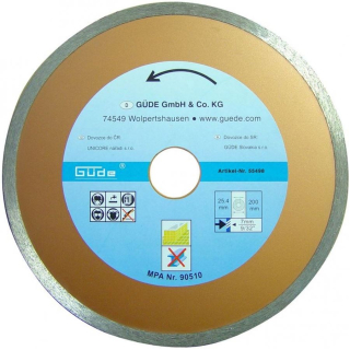Güde 55498 diamantový kotouč 200 mm celoobvodový