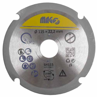 Magg SH115 Řezný kotouč na dřevo 115mm