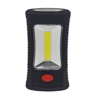 SOLIGHT WL108 LED svítilna pracovní, 3W COB + 3 SMD LED, hák + magnet, 3 x AAA