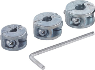 WOLFCRAFT - 3x hloubkové dorazy průměr 6-8-10mm (2755000)