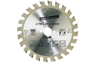 WOLFCRAFT 6581000 pilový kotouč 210×30mm Z34 - hrubé řezy