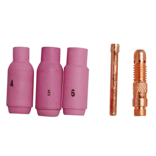 Güde Sada náhradních hubic/kleštin, 5-dílná pro hořák TWK 25/140 - 41687