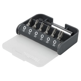 WOLFCRAFT 1216000 Box s bity, 7-dílů, 6x Torx 10-30 + adaptér