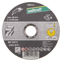 WOLFCRAFT 1669999 Kotouč řezací na hliník 125mm