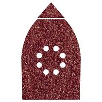 WOLFCRAFT 1792000 List brusný přilnavý 2-dílný 107x142mm zrnitost 80, 6 +18ks