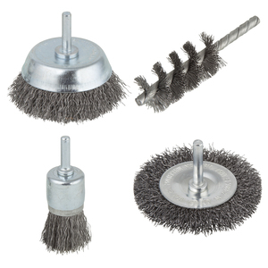WOLFCRAFT 2133000 Kartáč drátěný, sada 4ks
