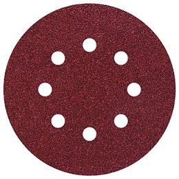 WOLFCRAFT 2259100 Kotouč brusný přilnavý 125mm zrnitost 80, 120, 240, sada 25ks