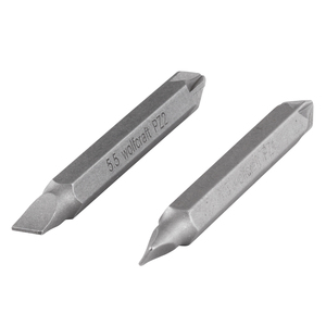 WOLFCRAFT 2408000 Bit dvojitý plochý/křížový (PZ) 60mm, 2ks