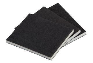 WOLFCRAFT 2895000 Houba brusná, 3ks