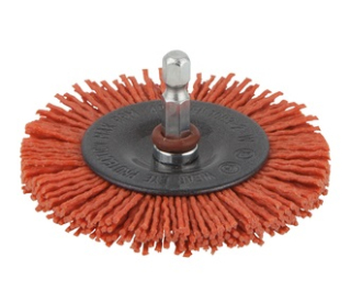 WOLFCRAFT 1502000 Kotouč nylonový drátěný kartáč 100x10mm