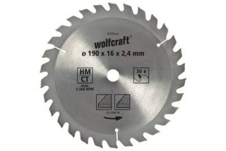 WOLFCRAFT 6733000 Kotouč pilový HM 20zub 160mm